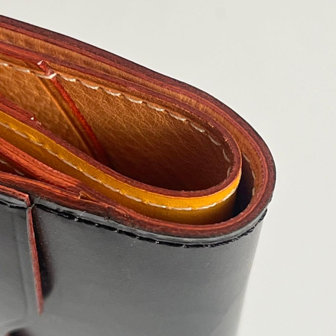 ✨未使用保管✨　GANZO シンブライドルレザー　ブラック　黒　財布　メンズ