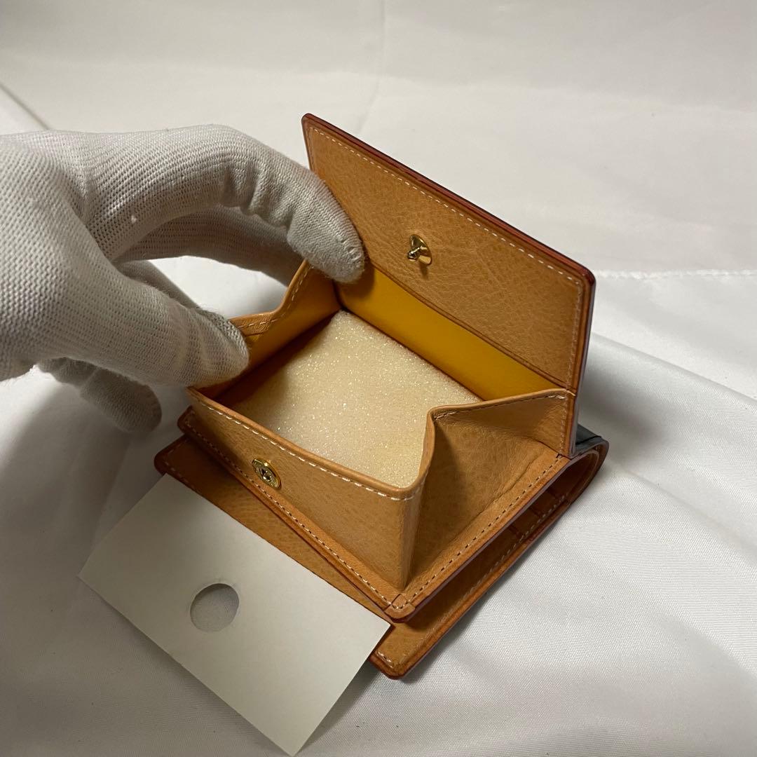 ✨未使用保管✨　GANZO シンブライドルレザー　ブラック　黒　財布　メンズ