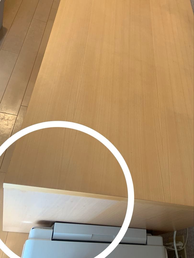 無印良品　MUJI 無垢材デスク　ブナ材　コの字　廃盤