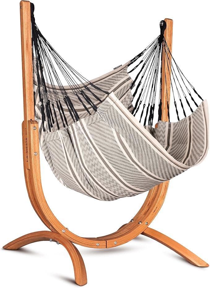 【美品】LA SIESTA ハンモックチェア＆スタンドセット UDINE