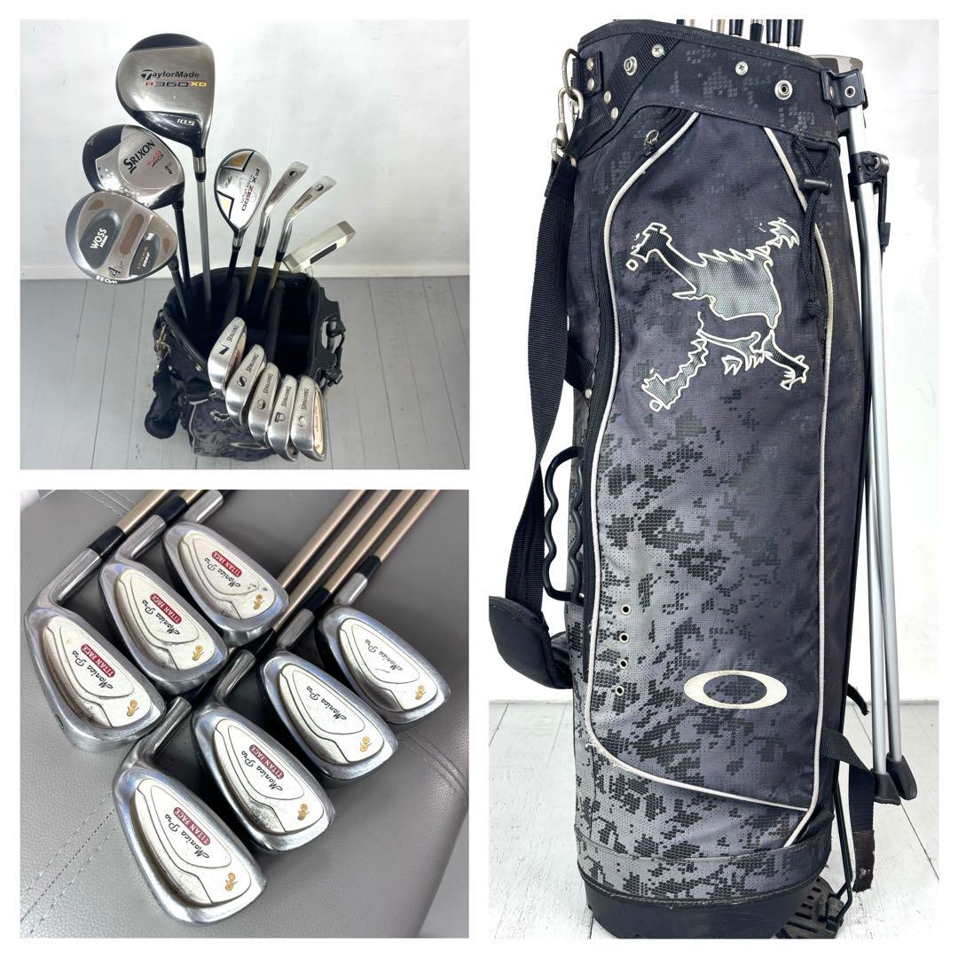 本格派 メンズゴルフクラブ 12本 フルセット ゴルフセット オークリー 豪華
