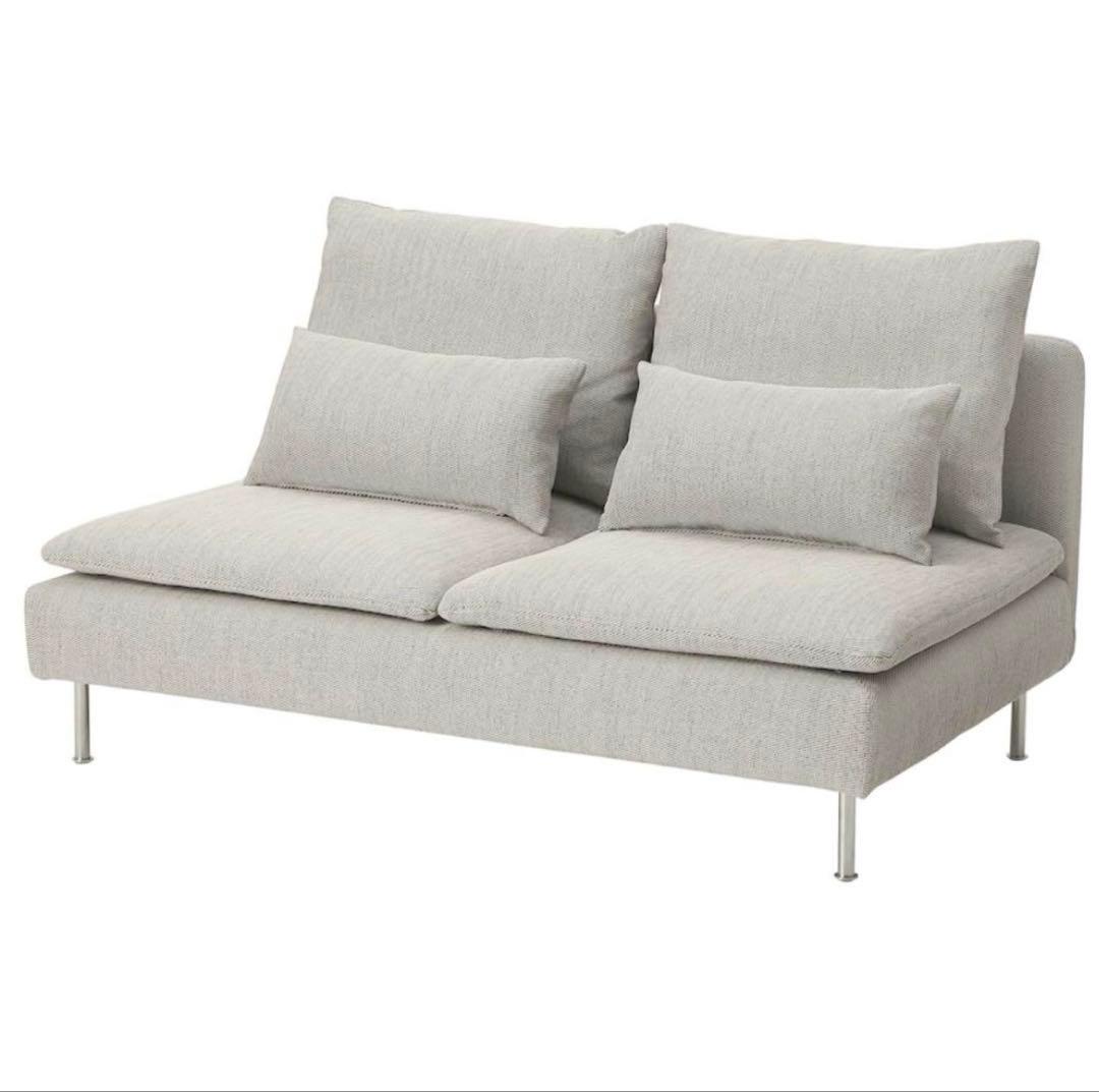 【送料込み】IKEA ソーデルハムン2掛けコンパクトソファ　ベージュ