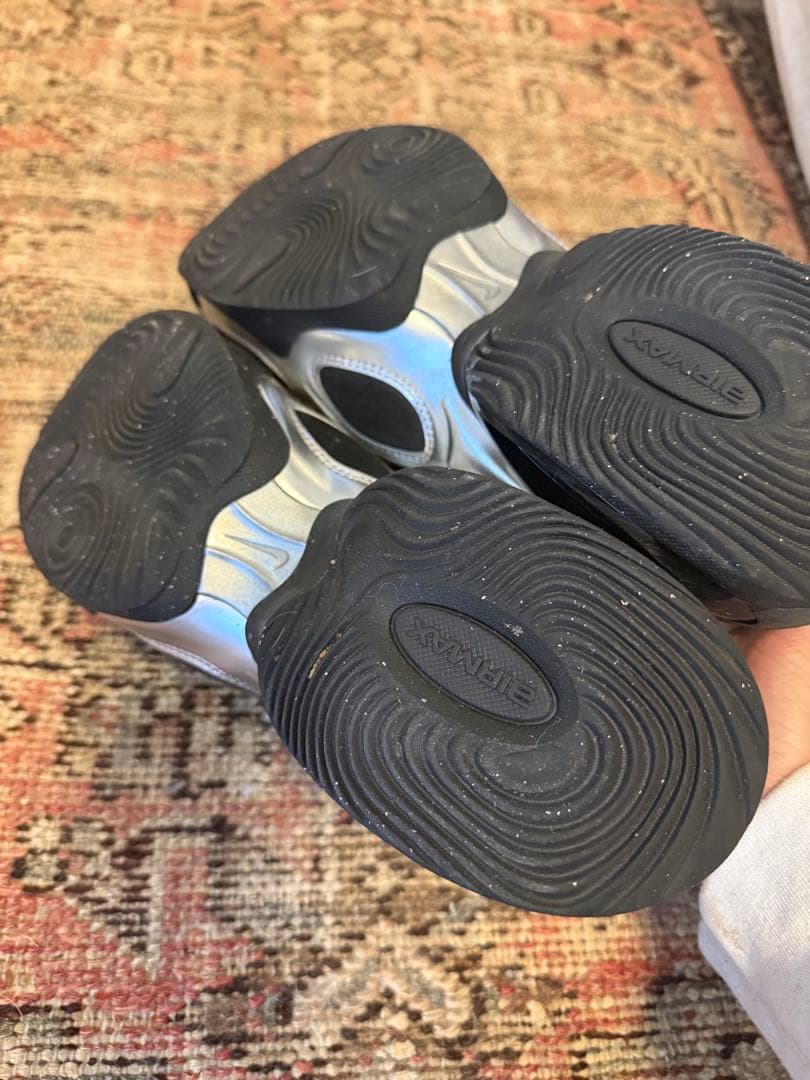 nike am シルバー ブラック ランニングシューズ