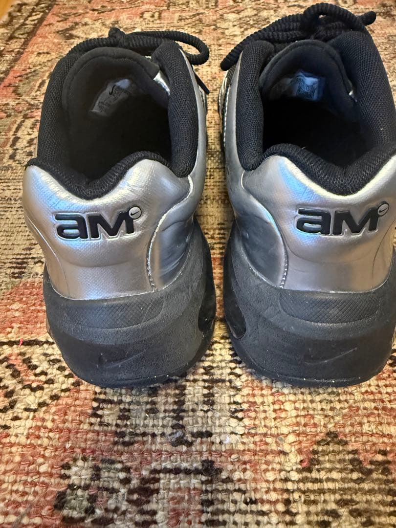 nike am シルバー ブラック ランニングシューズ