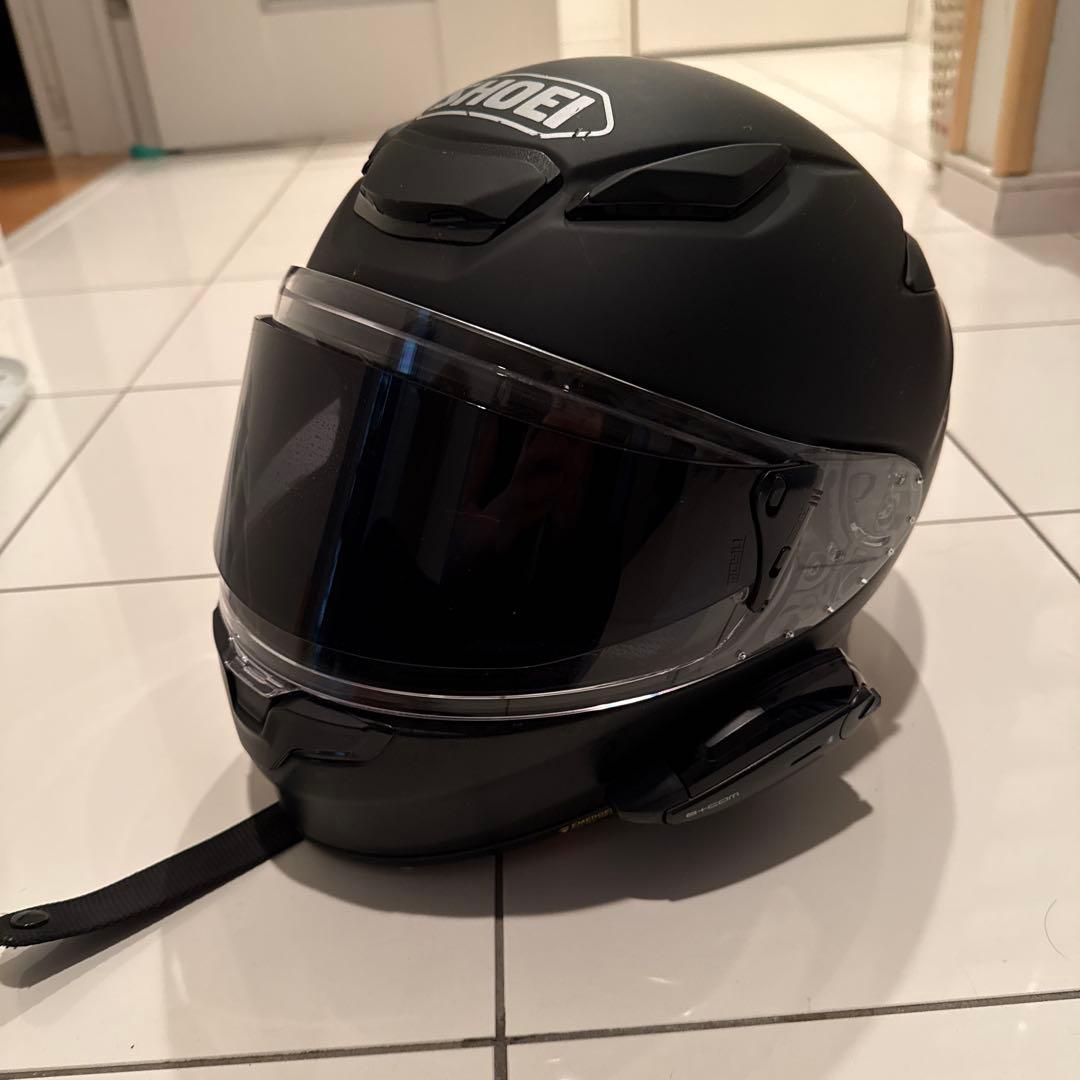 SHOEI　z8 ヘルメット　B +COM OENインカム、シールド付き M