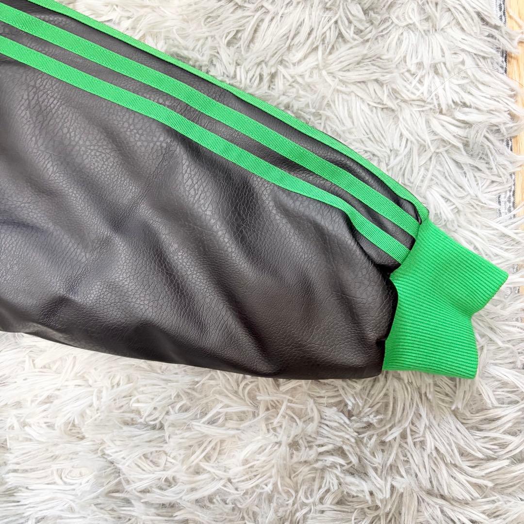 adidas スタジャン グリーン ブラック　XLサイズ