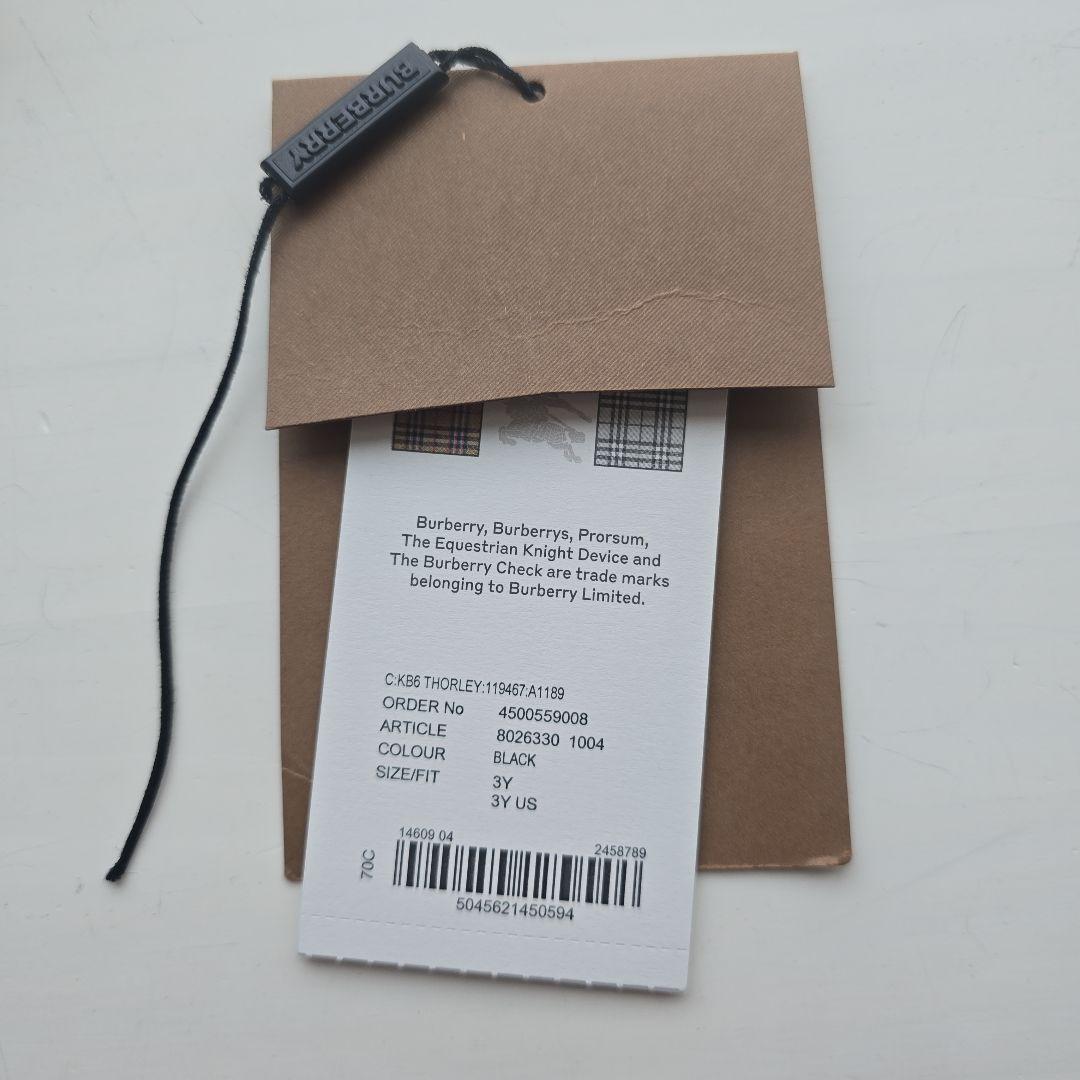 バーバリー キッズ ロゴパーカー ナイロンジャケット 3Y 98cm