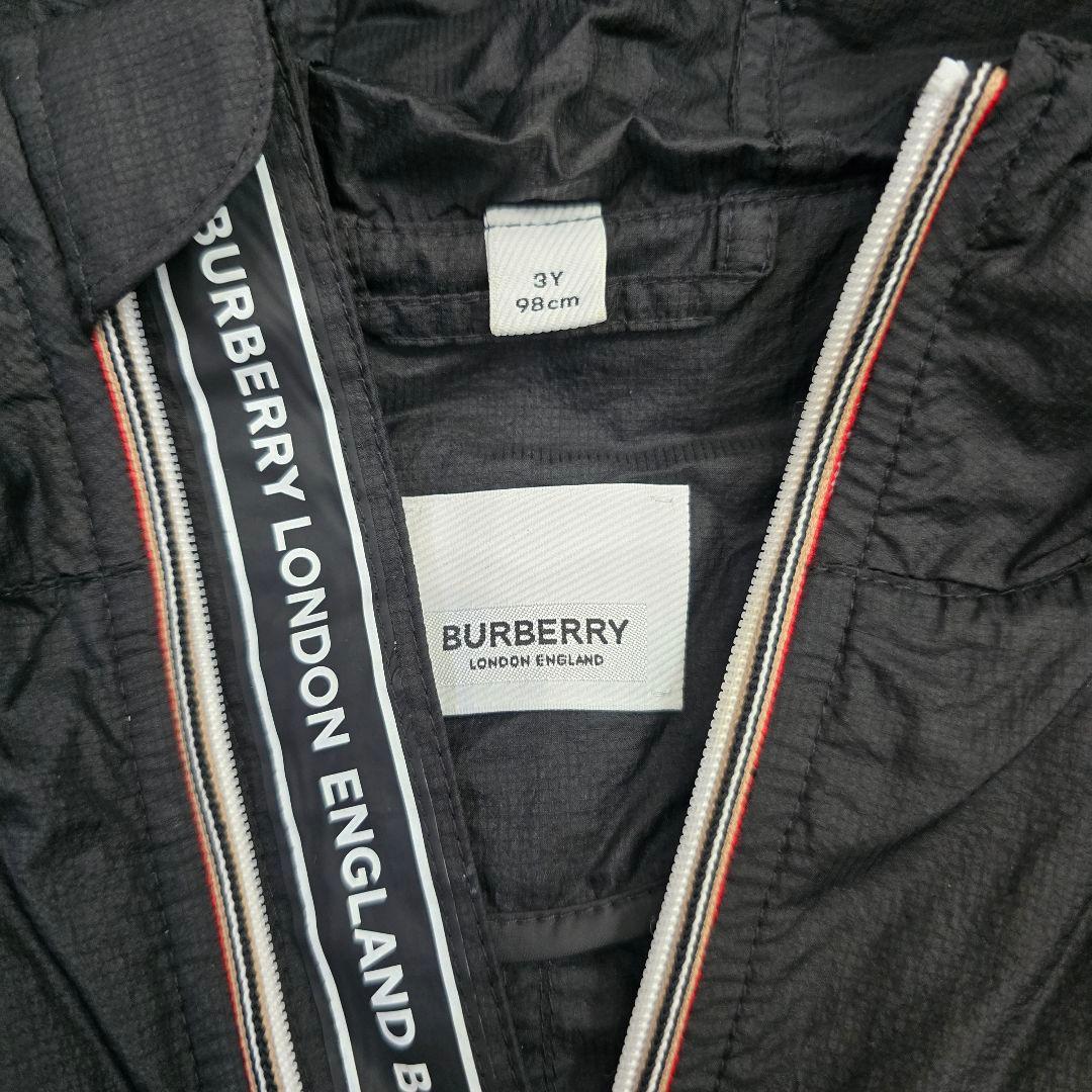 バーバリー キッズ ロゴパーカー ナイロンジャケット 3Y 98cm