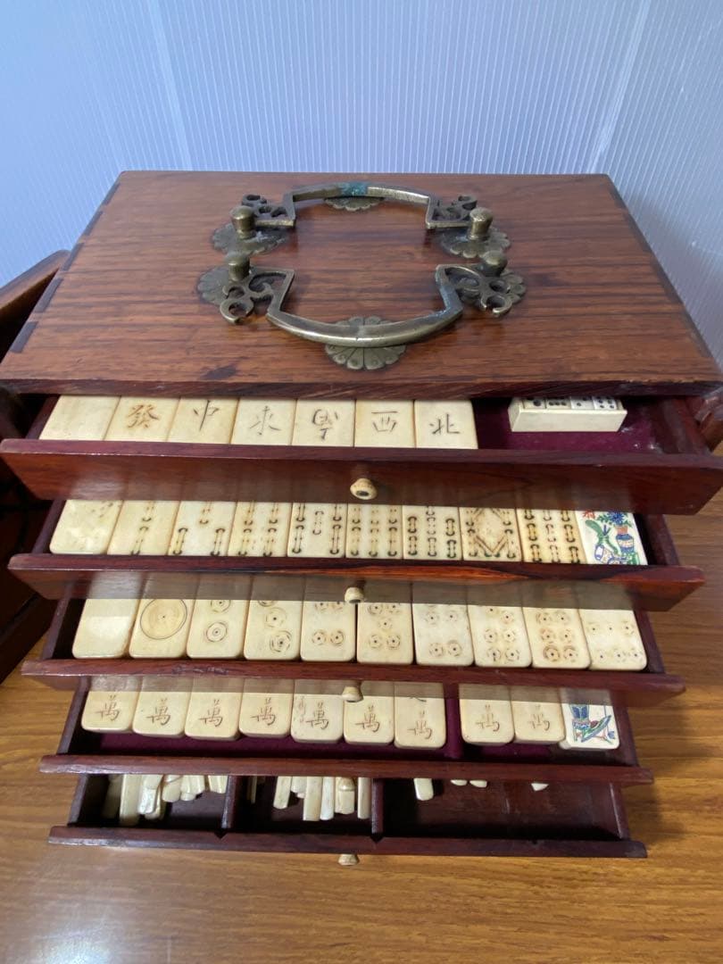 骨牌　麻雀牌　アンティーク