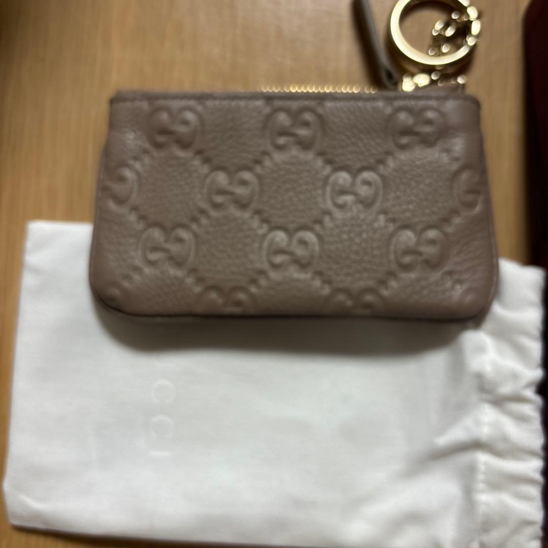 GUCCI GGパターン レザーキーケース
