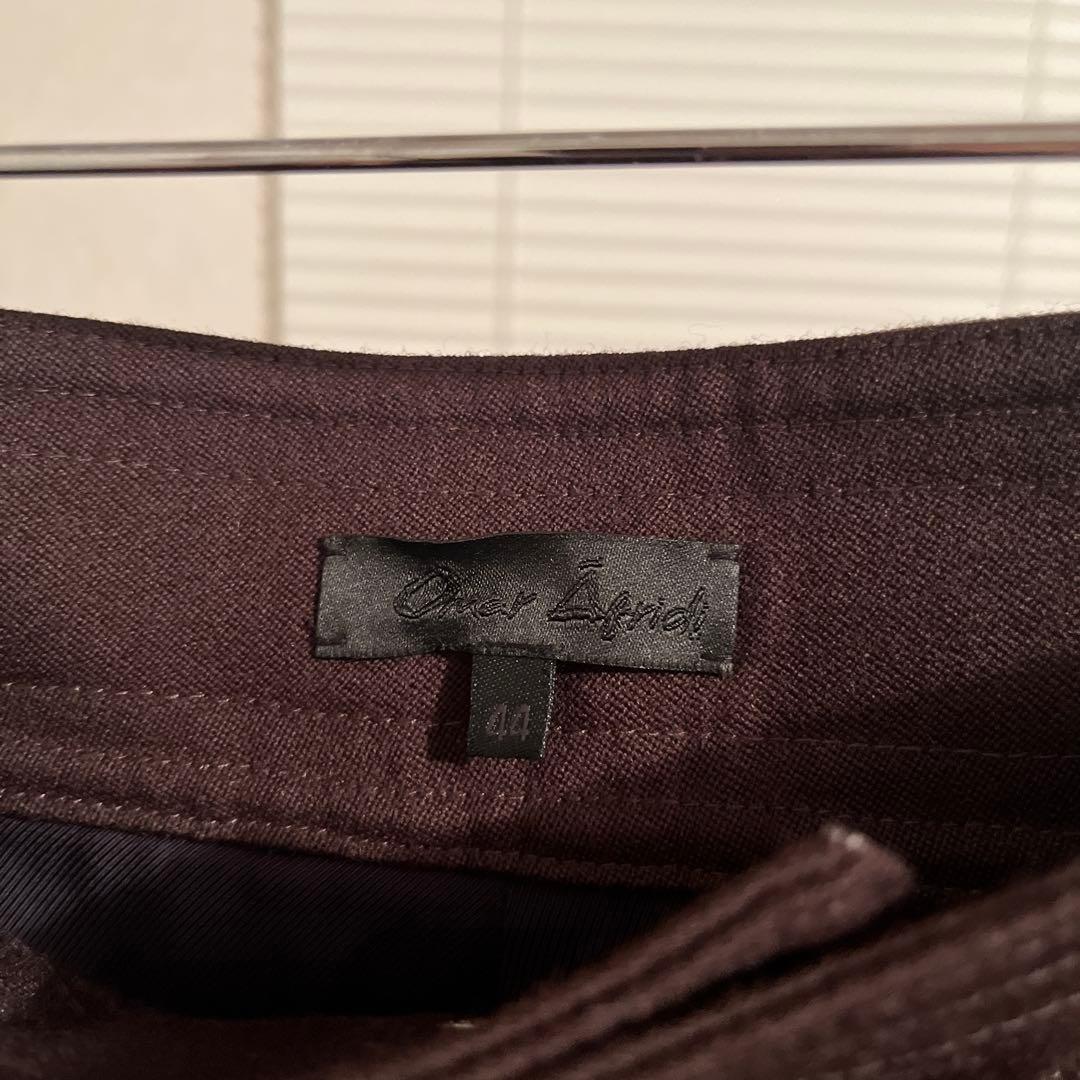 パンツ OMAR AFRIDI REICH PLEATED TROUSER 44