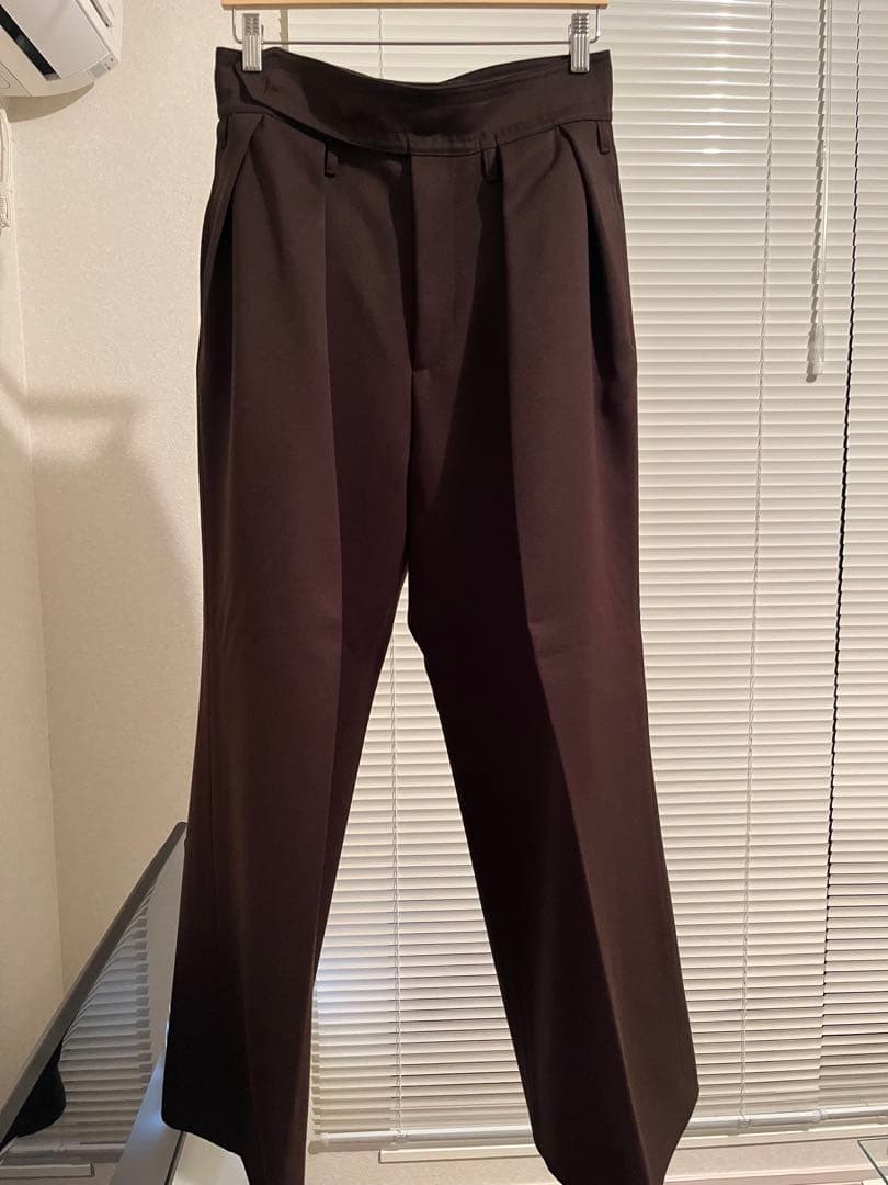 パンツ OMAR AFRIDI REICH PLEATED TROUSER 44