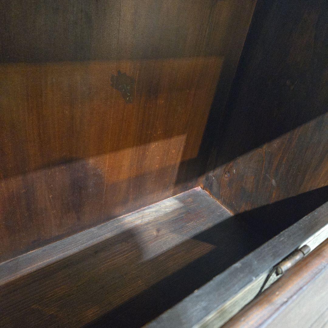 ※専用※アンティーク　レトロ 木製収納箱 バンダジ？