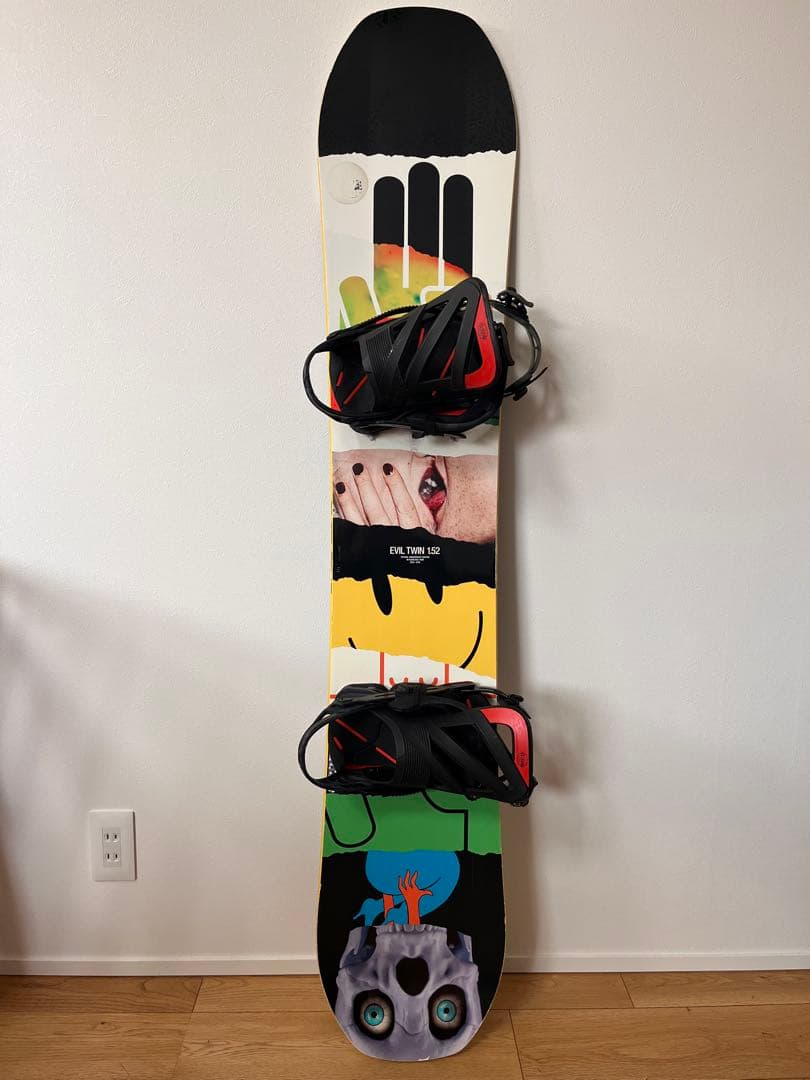 【美品】Bataleon EVIL TWIN 152cm ＋サロモン ホログラム