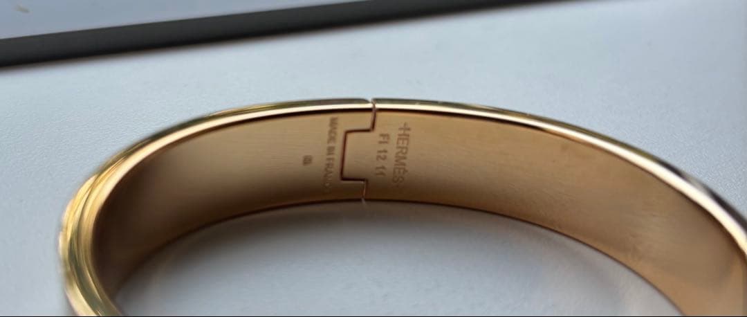エルメス　クリックH クリックアッシュ　バングル　クレーム