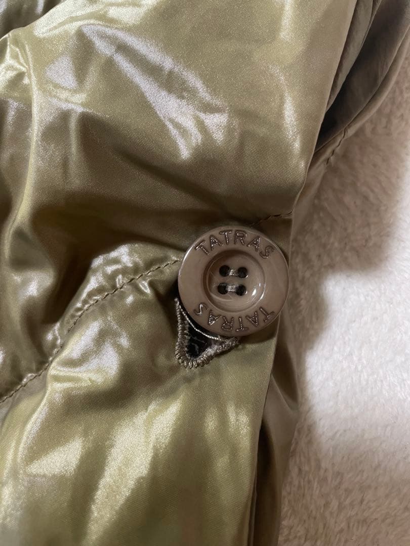 TATRAS タトラス ファー　ポンチョ ケープコート ダウン リバーシブル