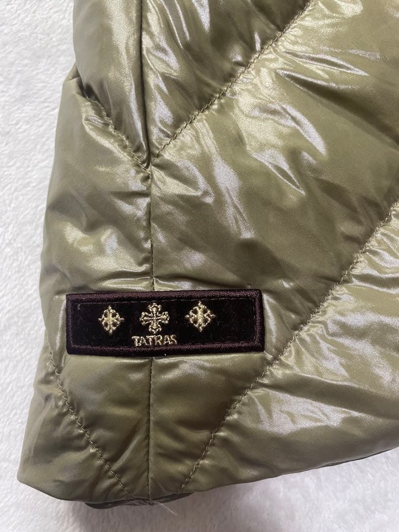 TATRAS タトラス ファー　ポンチョ ケープコート ダウン リバーシブル