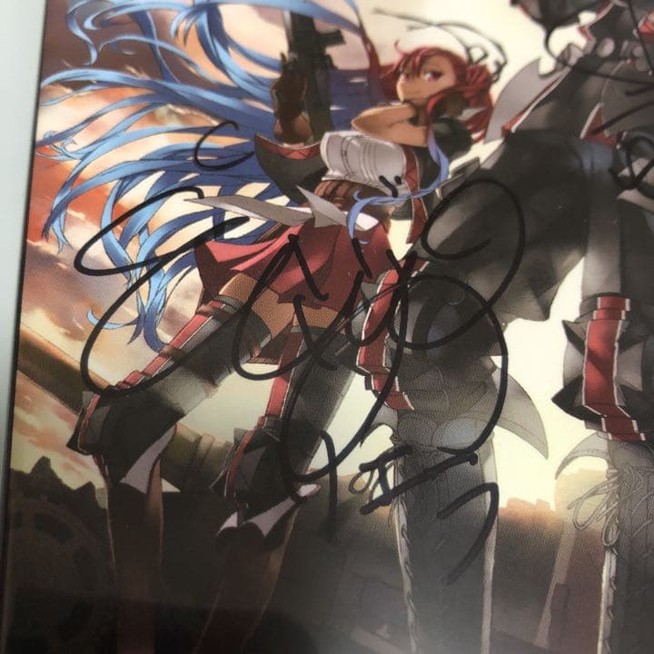 戦場のヴァルキュリア　3 誰がための銃瘡 中村悠一　遠藤綾　浅野真澄　直筆サイン