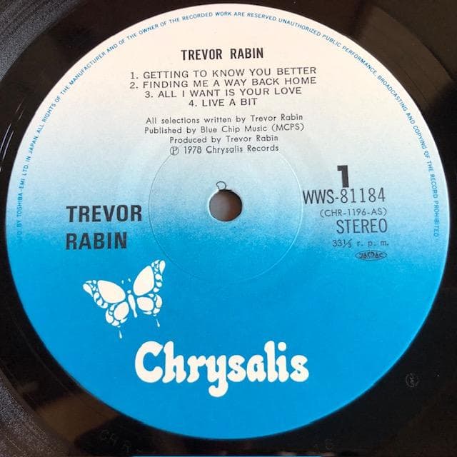 トレバーラビン 誘惑の貴公子 LPレコード 1978年 d741y78