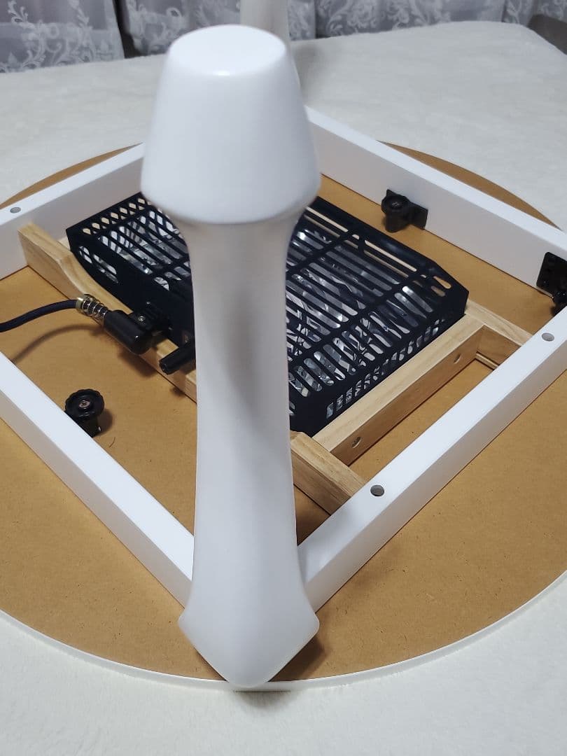 Francfranc シャトン こたつテーブル ラウンド ホワイト φ650