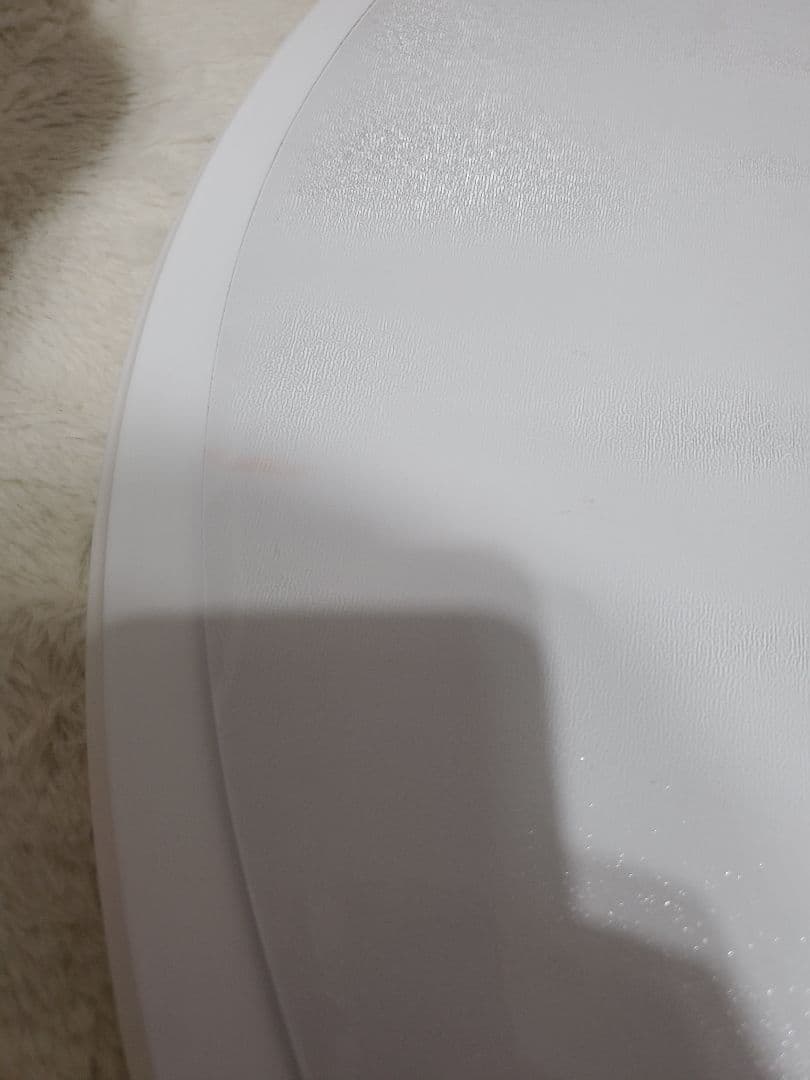 Francfranc シャトン こたつテーブル ラウンド ホワイト φ650