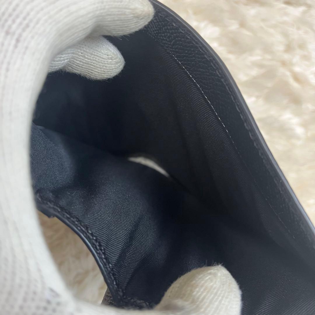 【未使用級】コーチ　COACH 二つ折り財布　レザー　スモール　ウォレット