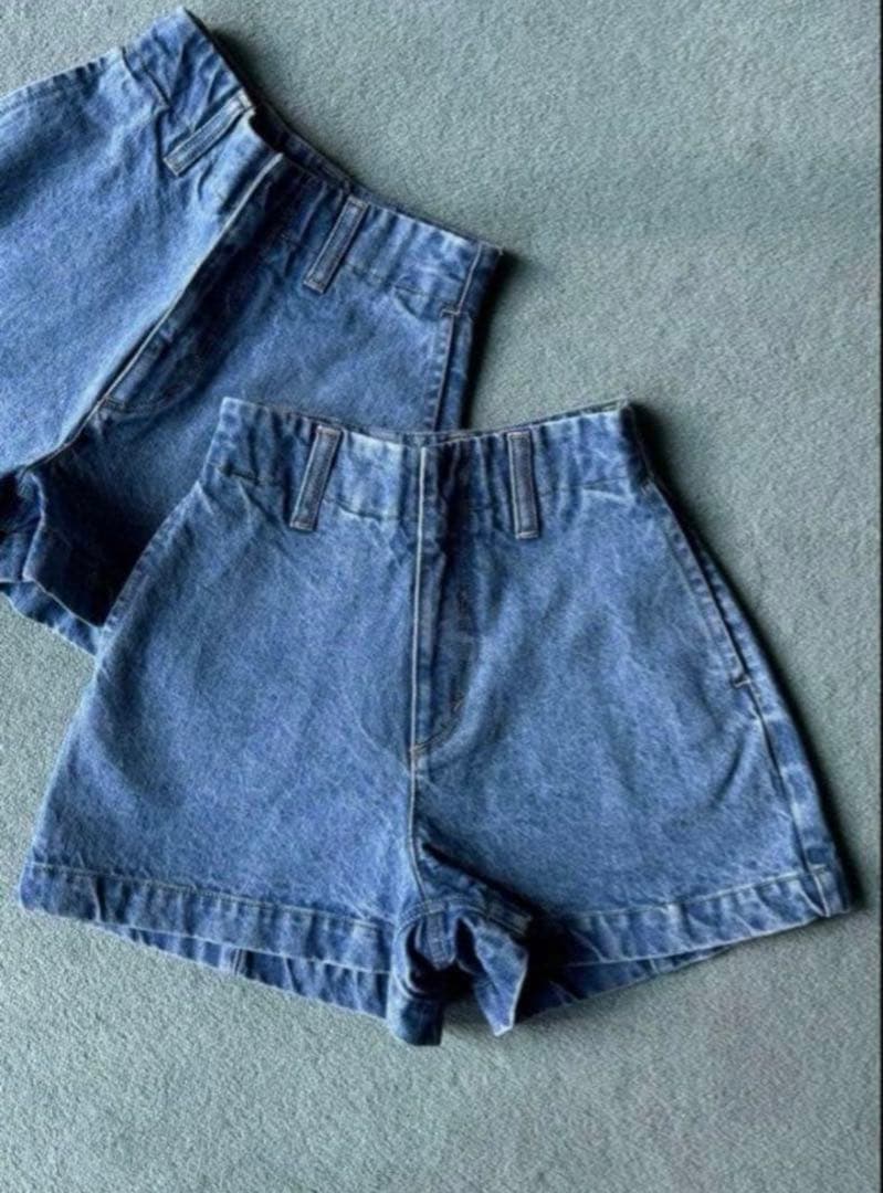 sheller シェリエ OKAYAMA 岡山 デニム ショートパンツ