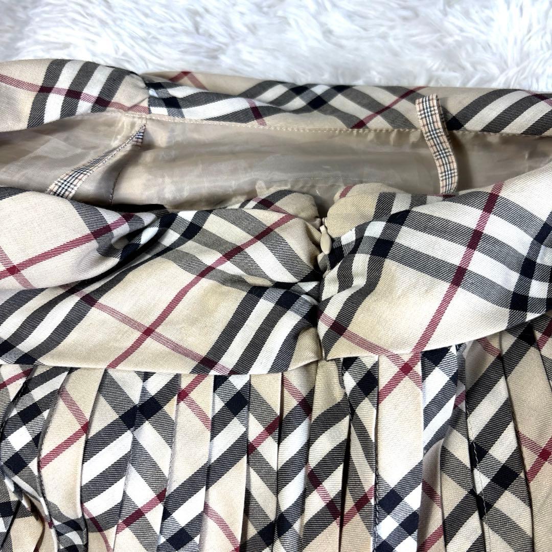 d*9様 ✨バーバリー　プリーツスカート　ミニスカート ノバチェック プリーツ