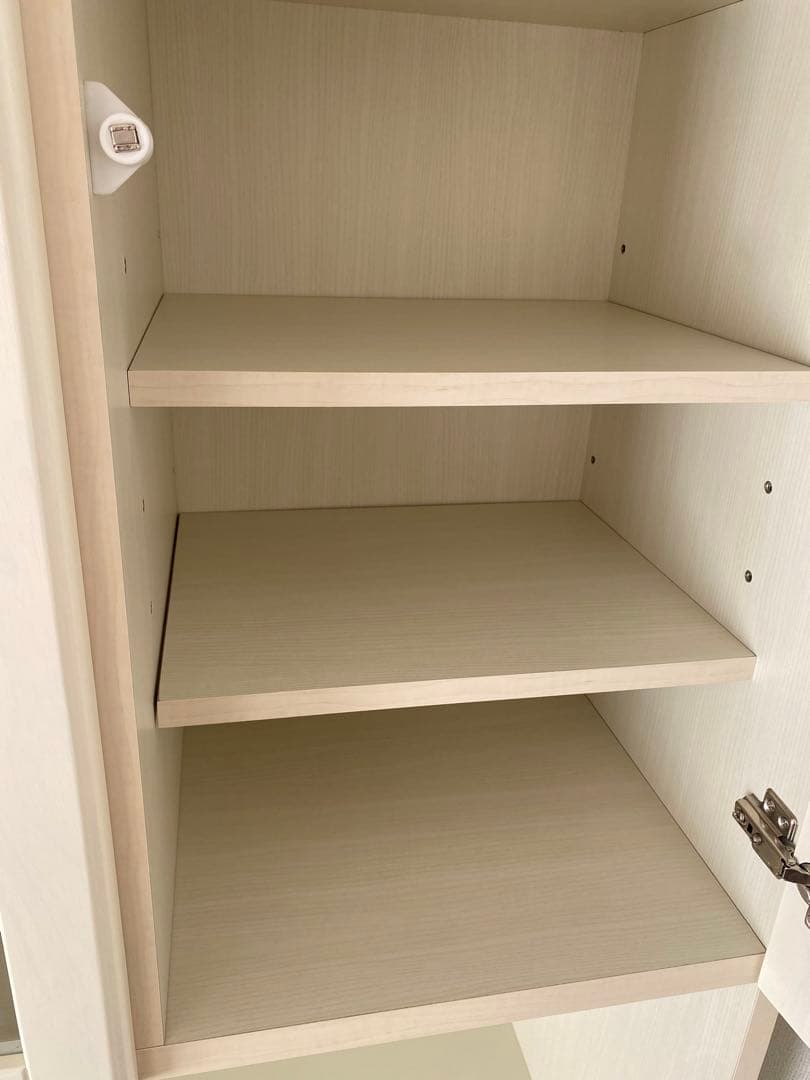 【送料込】食器棚　ホワイト　ニトリ　キッチンボード　(ミランダ120 ＷＷ)