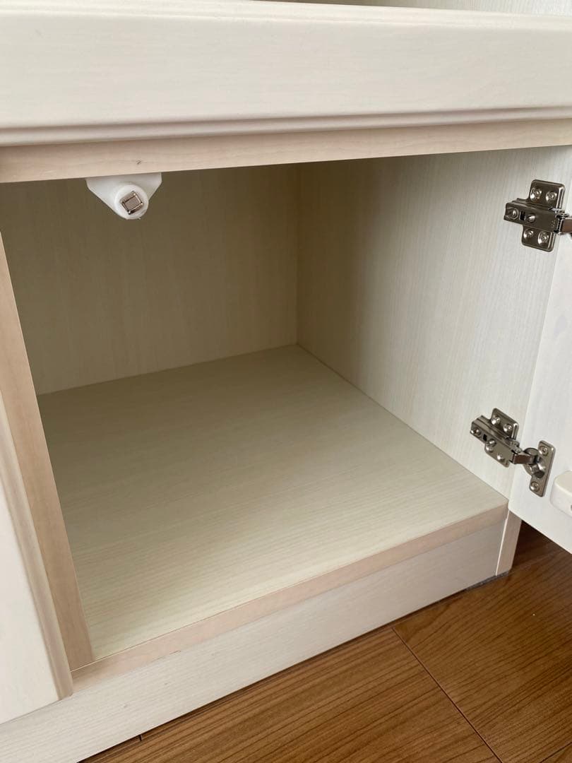 【送料込】食器棚　ホワイト　ニトリ　キッチンボード　(ミランダ120 ＷＷ)