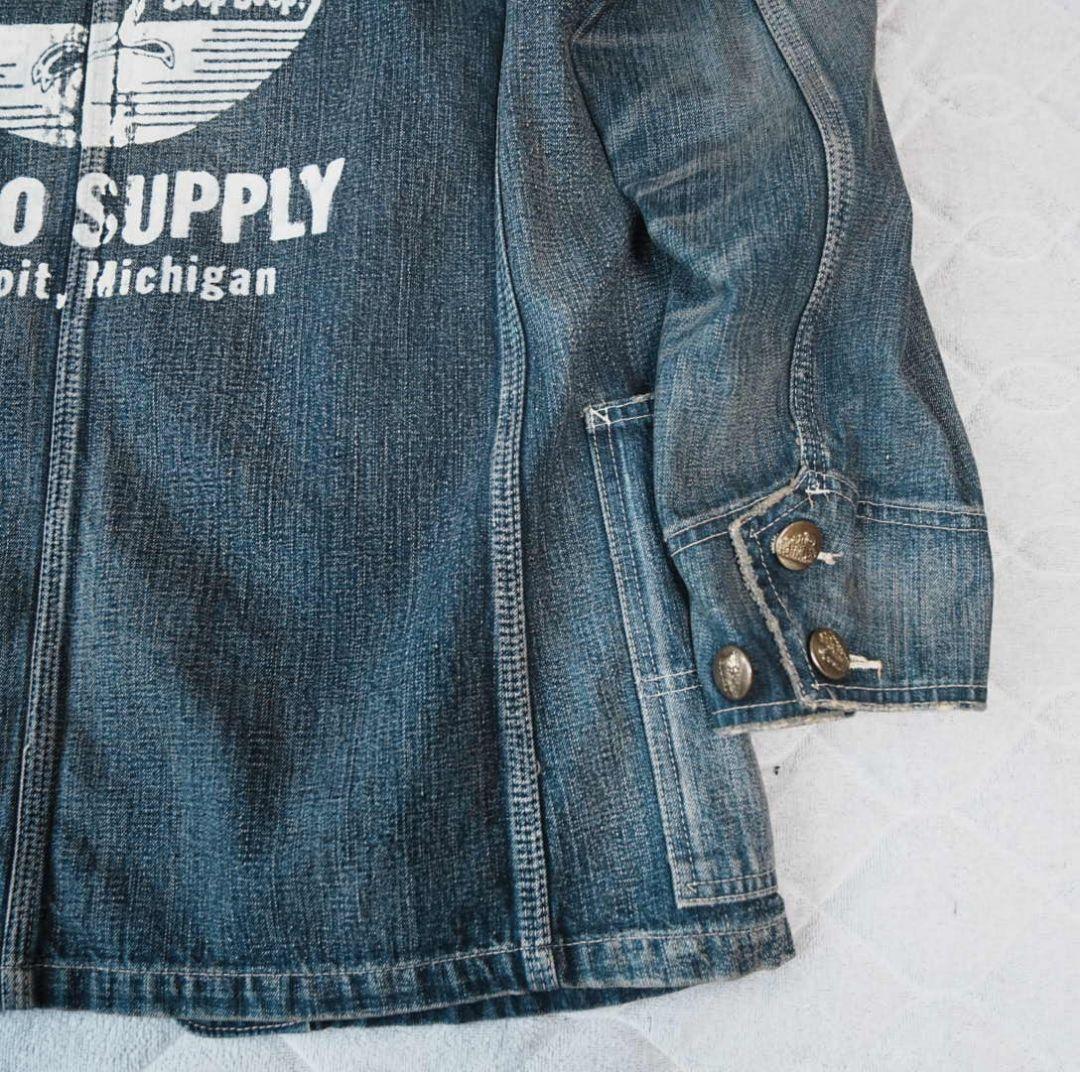 よ*ー様 【在庫処分価格】シュガーケーン ロードランナー デニムジャケット カバ