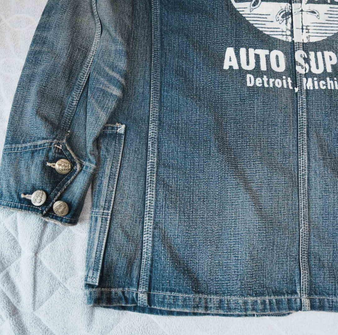 よ*ー様 【在庫処分価格】シュガーケーン ロードランナー デニムジャケット カバ