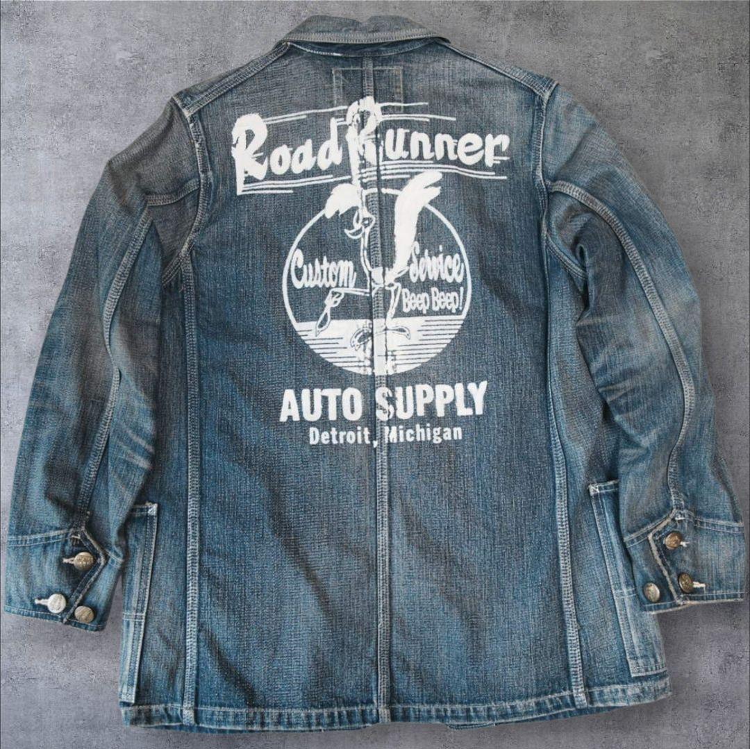 よ*ー様 【在庫処分価格】シュガーケーン ロードランナー デニムジャケット カバ