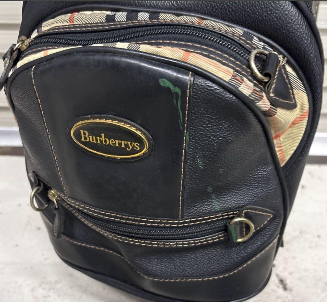 バーバリ　キャディーバック&ゴルフシューズ入れ