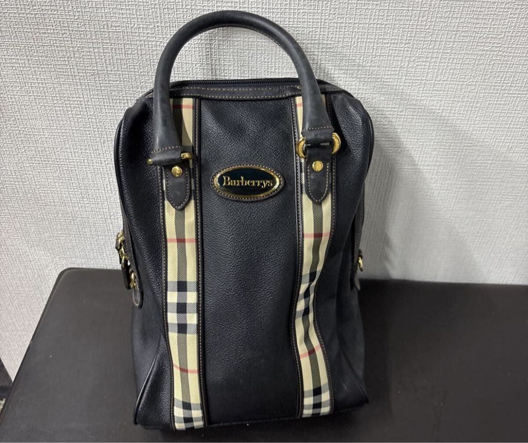 バーバリ　キャディーバック&ゴルフシューズ入れ