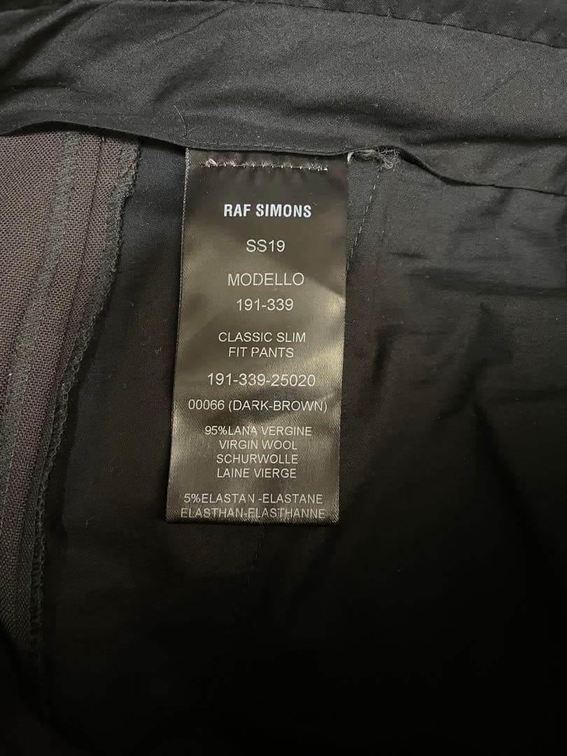 RAF SIMONS 19ss スラックス