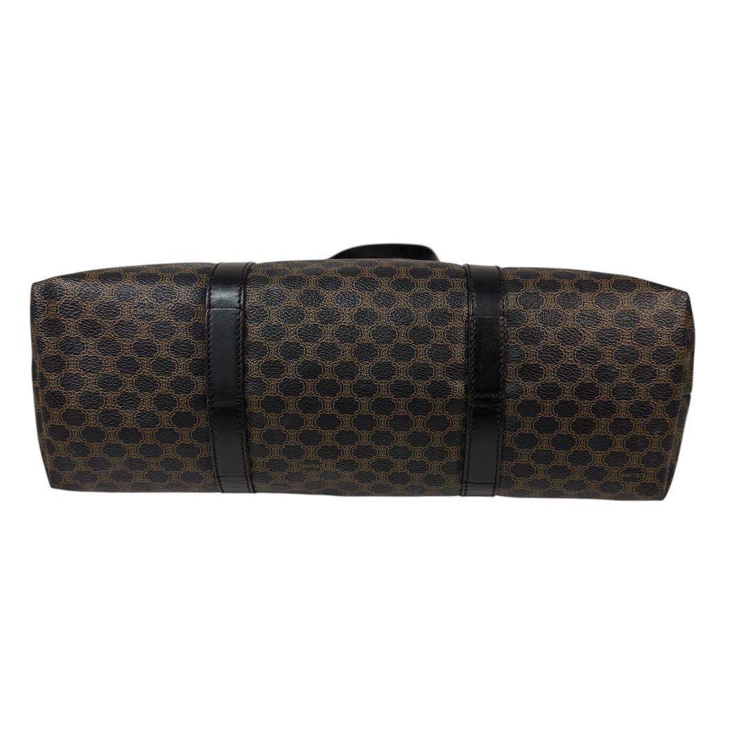 【希少】CELINE セリーヌ　ブラックマカダム トートバッグ A4収納