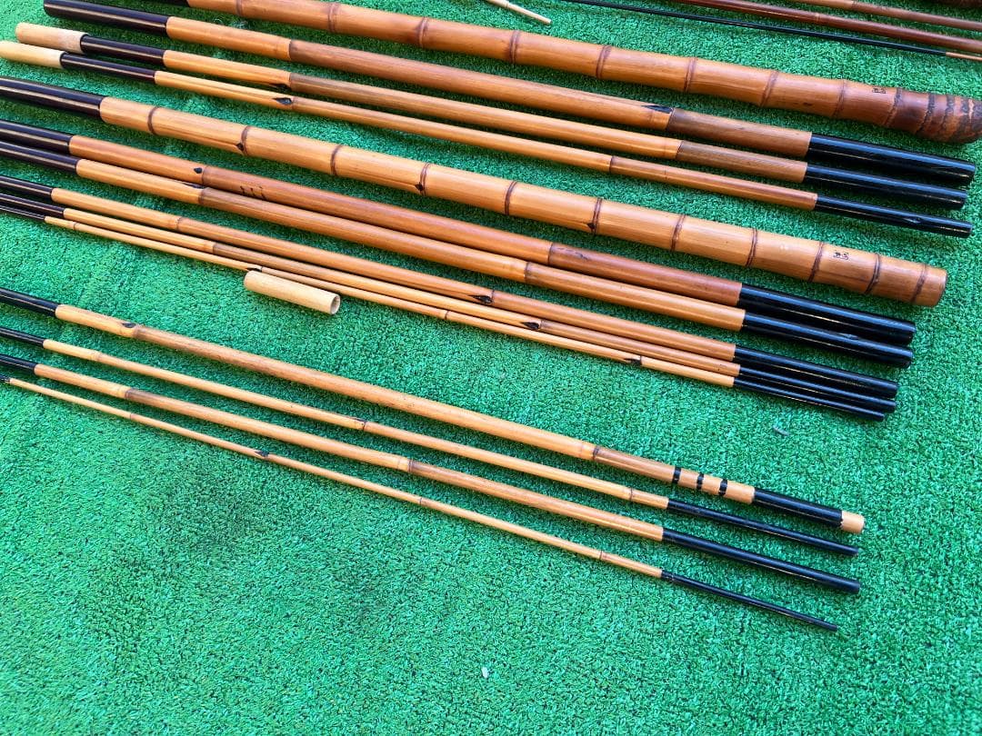 d*2様 ヘラ竿・竿掛け・竹竿 まとめ売り / 竿匠・湖友