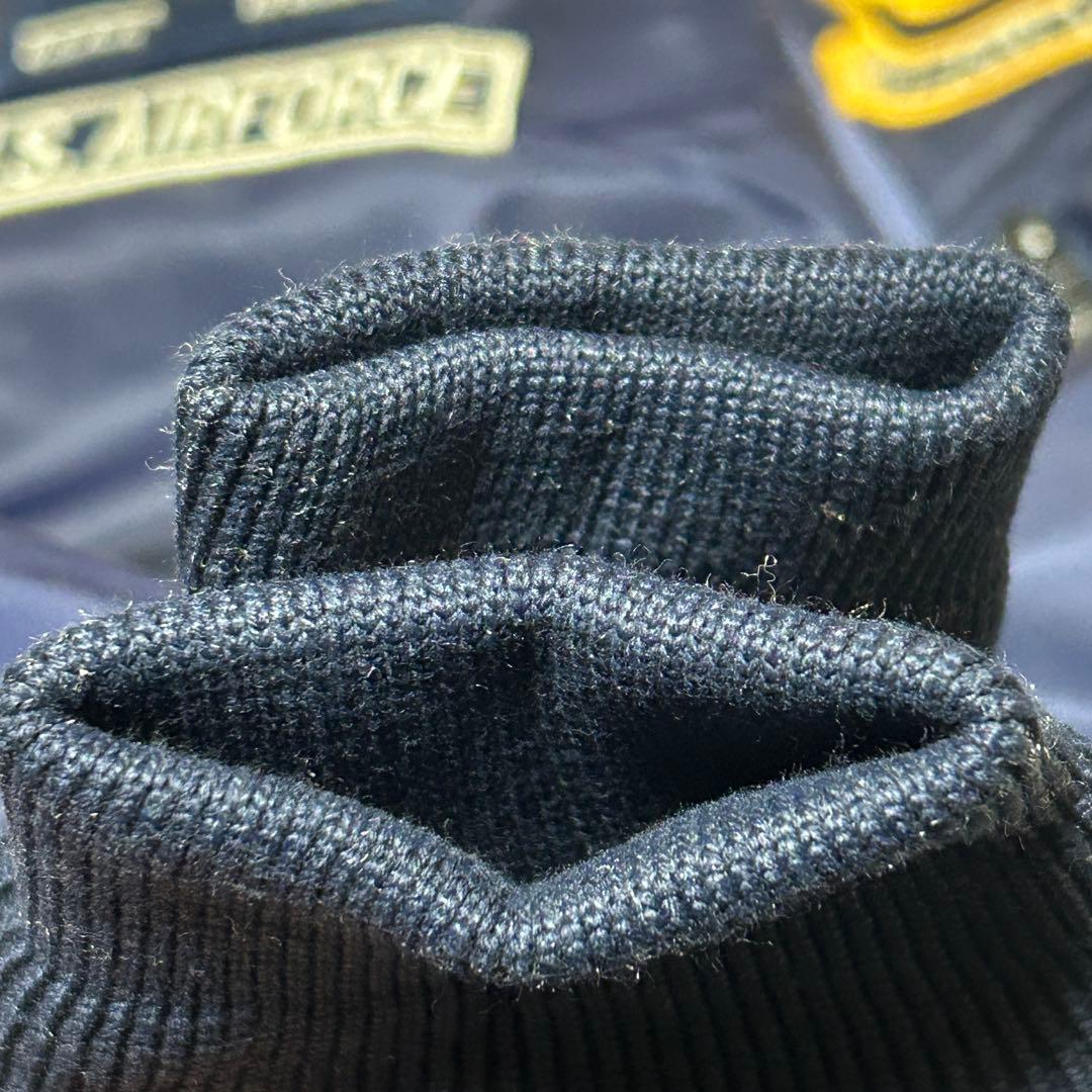 未使用　タグ付き　karaku VIP CLUB フライトジャケット　XL 紺