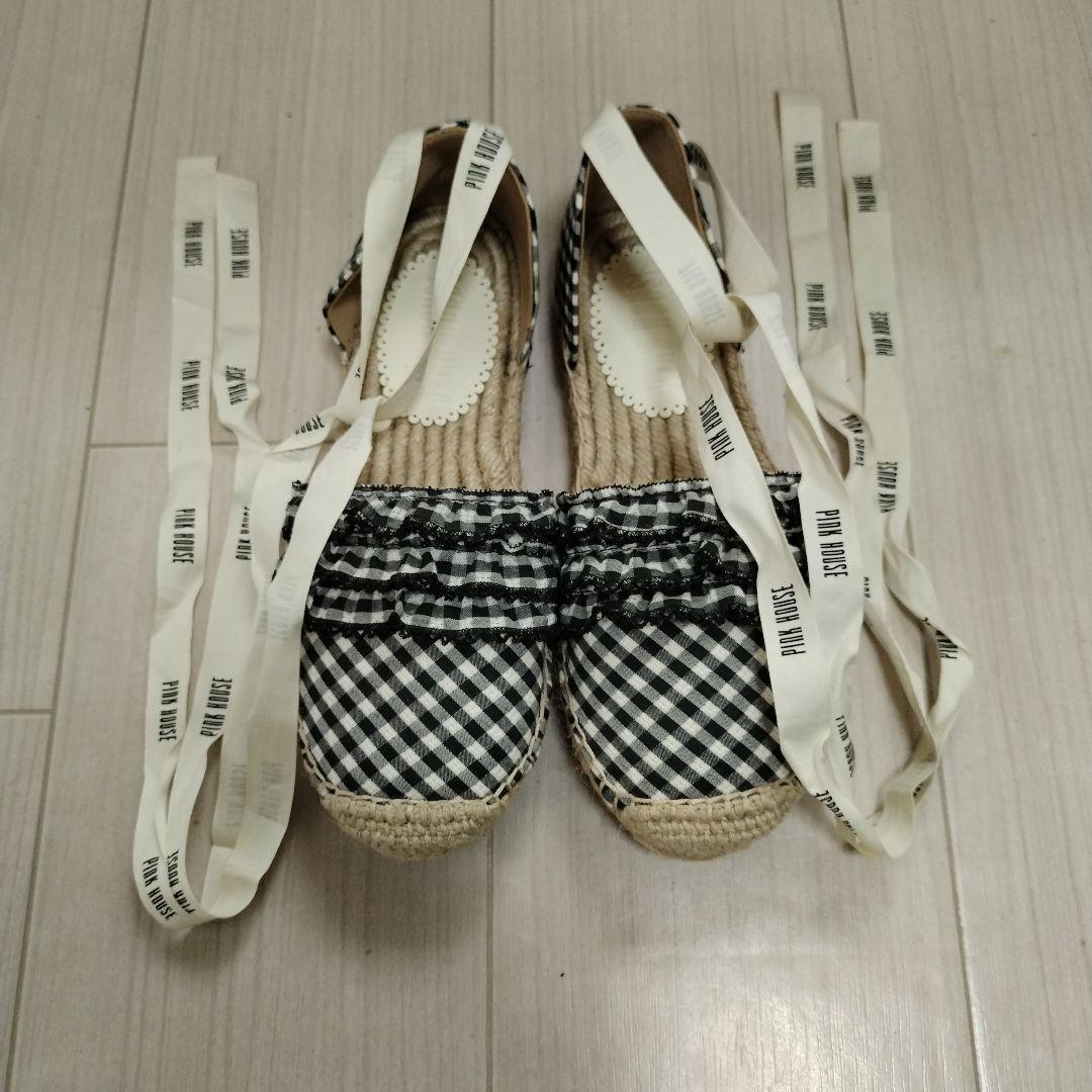 PINK HOUSE フリル付きエスパドリーユ