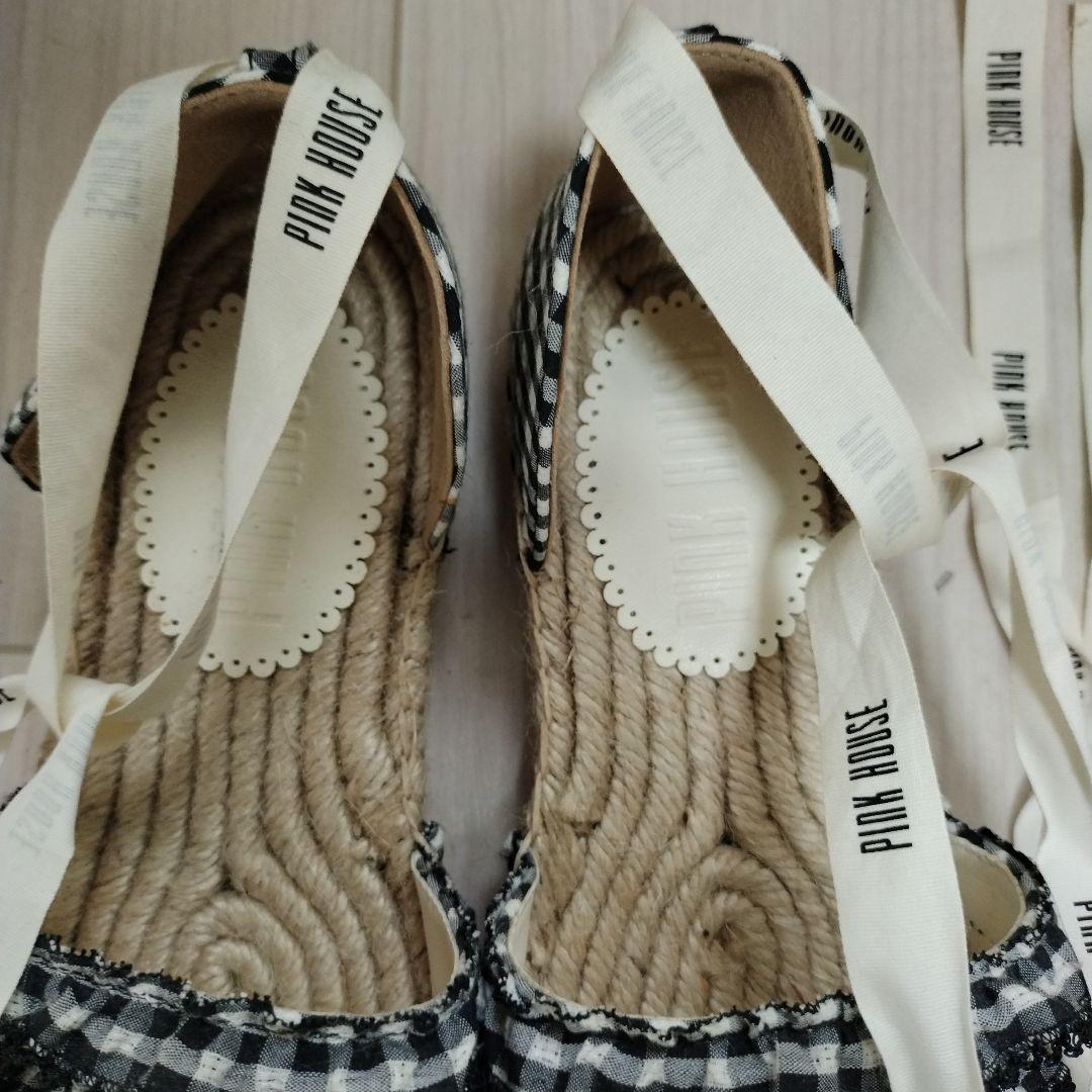 PINK HOUSE フリル付きエスパドリーユ