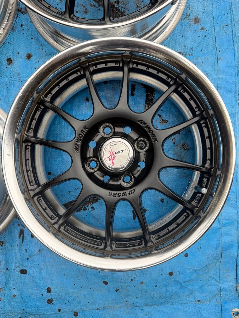 ワーク 15インチ アルミホイール　4本