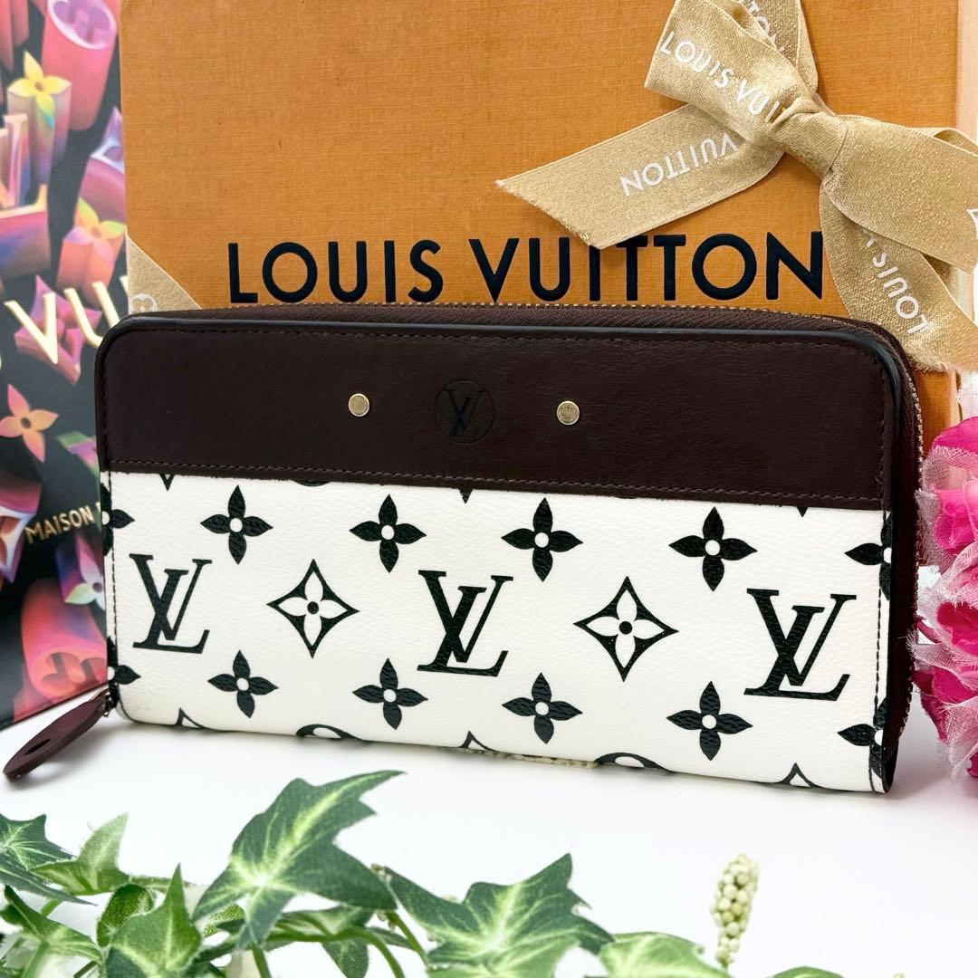 極美品 レア✨ルイヴィトン モノグラム ジッピーウォレット ブロン ゴールド金具