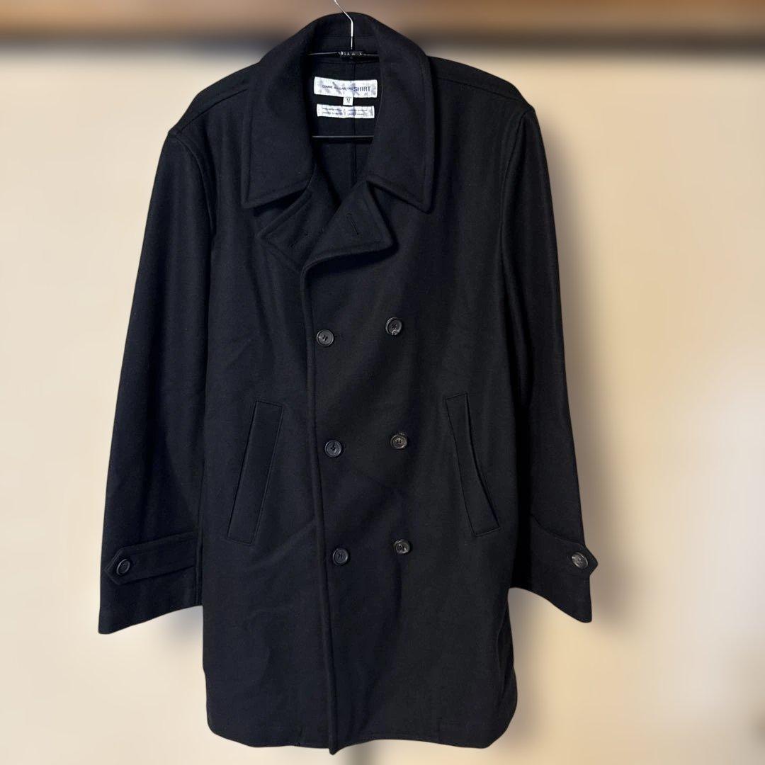 COMME des GARCONSSHIRT未使用紺ピーコート コムデギャルソン