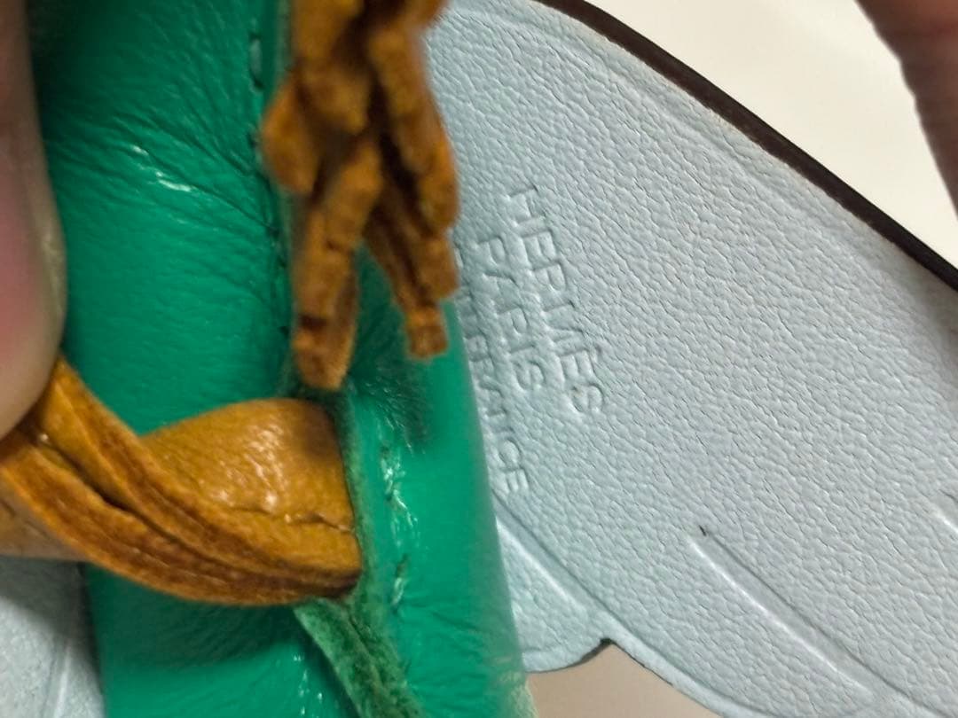 HERMES ロデオペガサスPM Z刻 ミント×セサミ×ブループリュム