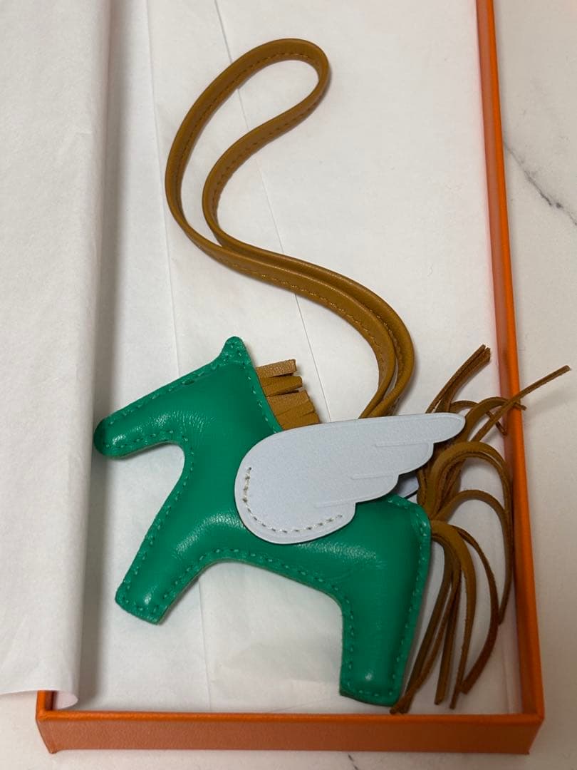 HERMES ロデオペガサスPM Z刻 ミント×セサミ×ブループリュム