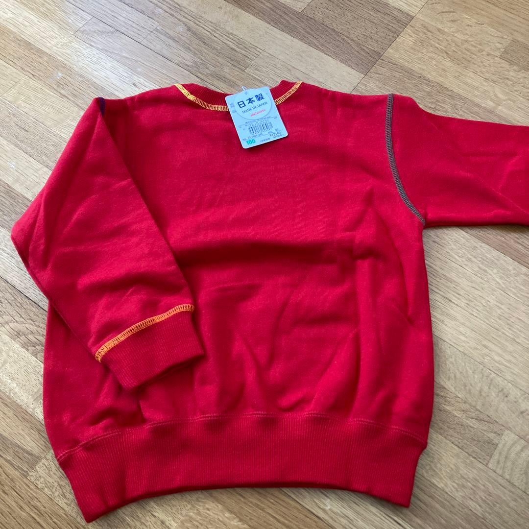 【新品】ミキハウス　レトロ　トレーナー　100