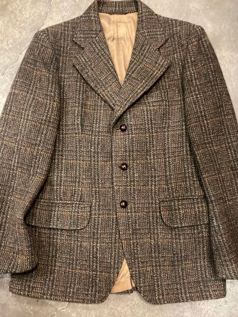 60s ハリスツイード ジャケットHarris Tweed