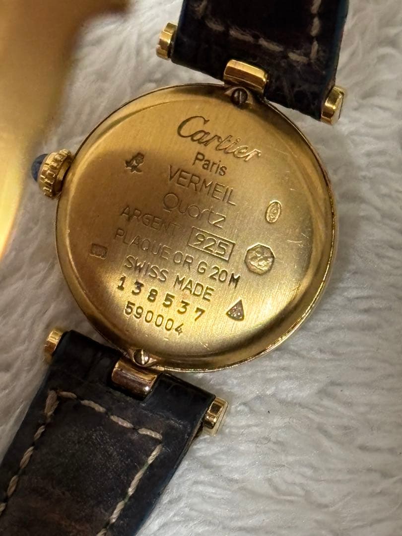 カルティエ Cartier マストヴァンドーム SM オパラン 保証書付き