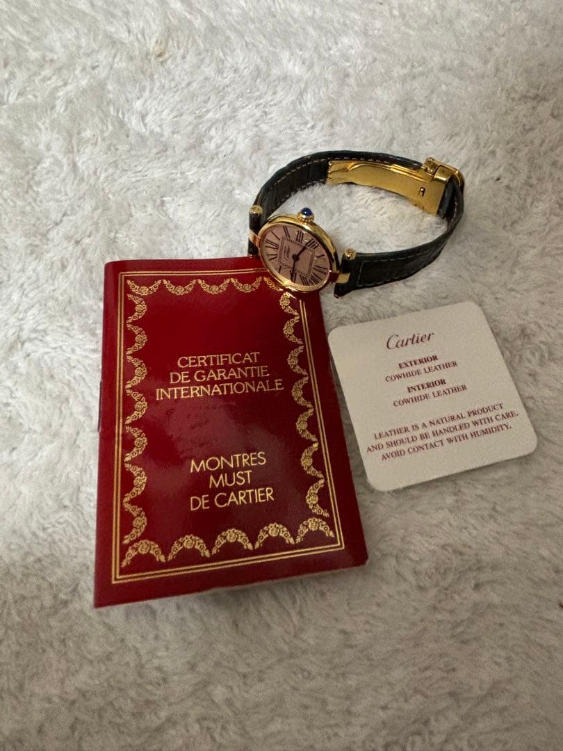 カルティエ Cartier マストヴァンドーム SM オパラン 保証書付き